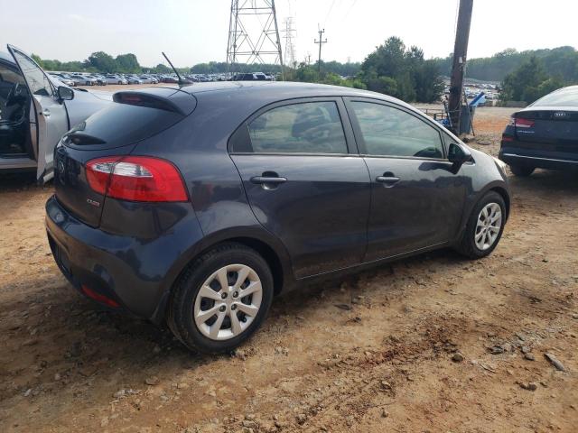 KNADN5A38F6465315 - 2015 KIA RIO EX GRAY photo 3