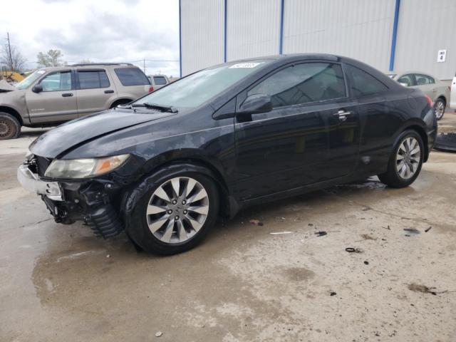 2HGFG12969H529566 - 2009 HONDA CIVIC EXL BLACK photo 1