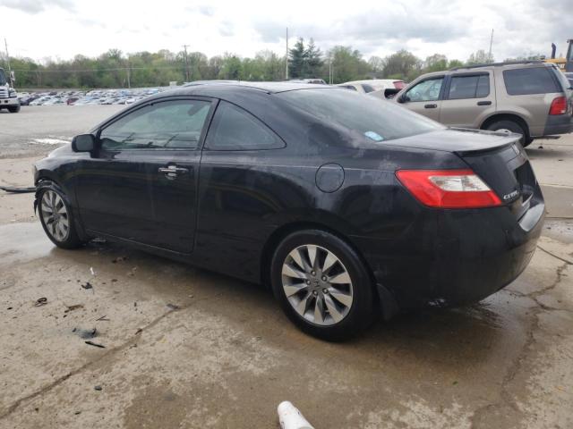 2HGFG12969H529566 - 2009 HONDA CIVIC EXL BLACK photo 2