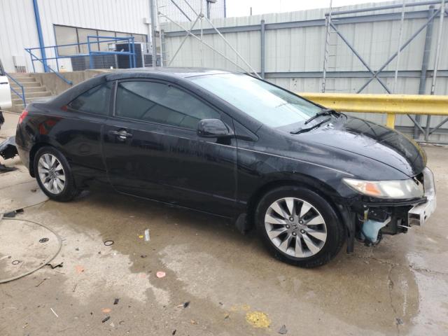 2HGFG12969H529566 - 2009 HONDA CIVIC EXL BLACK photo 4