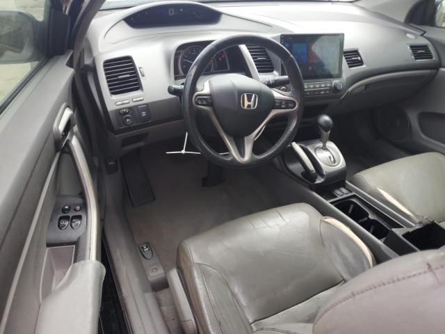 2HGFG12969H529566 - 2009 HONDA CIVIC EXL BLACK photo 8