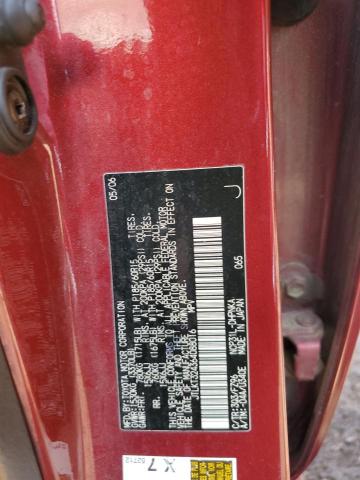 JTLKT324364088016 - 2006 TOYOTA SCION XB 勃艮第红 照片 12