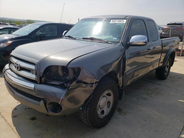 5TBRT34174S452123 - 2004 TOYOTA TUNDRA ACCESS CAB SR5 GRAY photo 1