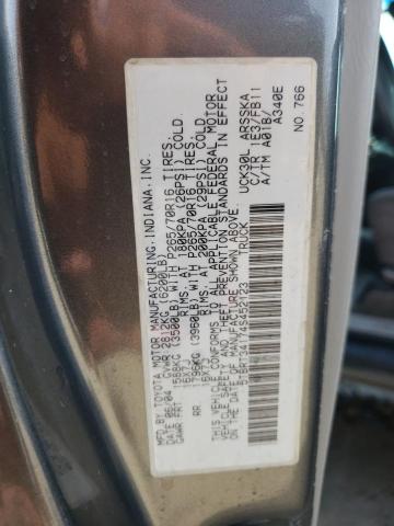 5TBRT34174S452123 - 2004 TOYOTA TUNDRA ACCESS CAB SR5 GRAY photo 12