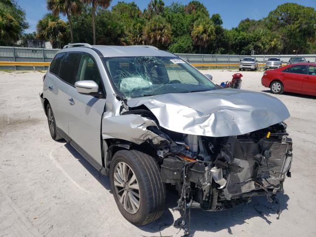 5N1DR2MN6KC644043 - 2019 NISSAN PATHFINDER S SILVER photo 1