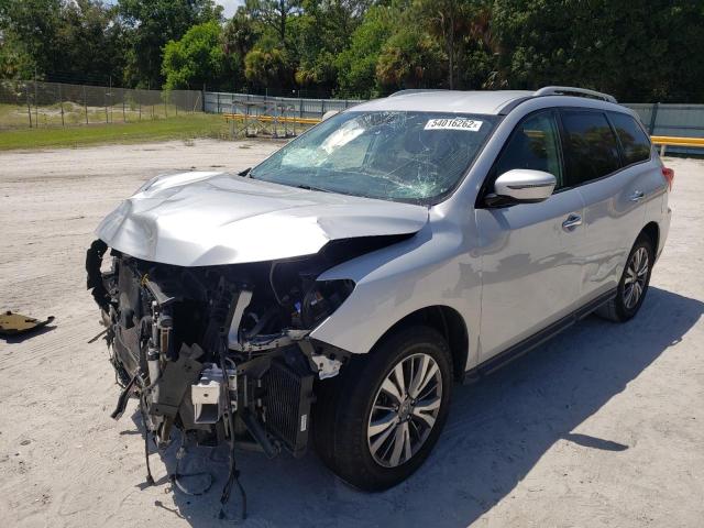 5N1DR2MN6KC644043 - 2019 NISSAN PATHFINDER S SILVER photo 2