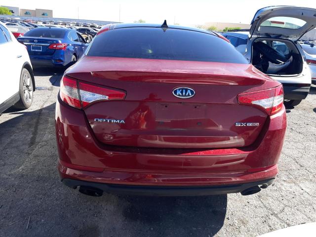 KNAGR4A64B5134527 - 2011 KIA OPTIMA SX RED photo 6