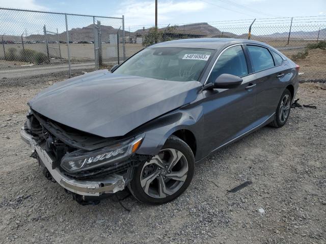 1HGCV2F56KA021950 - 2019 HONDA ACCORD EXL GRAY photo 1