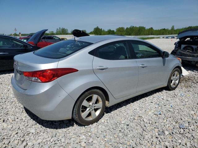 KMHDH4AE3CU207874 - 2012 HYUNDAI ELANTRA GLS SILVER photo 3