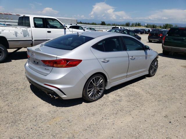 KMHD04LB5JU454899 - 2018 HYUNDAI ELANTRA SPORT SILVER photo 3