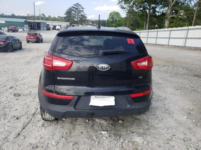 KNDPC3A20C7340803 - 2012 KIA SPORTAGE EX BLACK photo 6