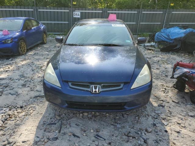 3HGCM56353G711114 - 2003 HONDA ACCORD LX BLUE photo 5