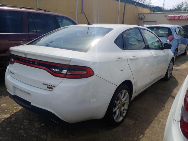 1C3CDFBH2DD154719 - 2013 DODGE DART SXT WHITE photo 4