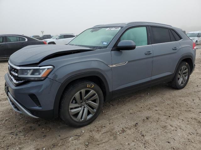 1V2JE2CA3MC214375 - 2021 VOLKSWAGEN ATLAS CROS SE GRAY photo 1
