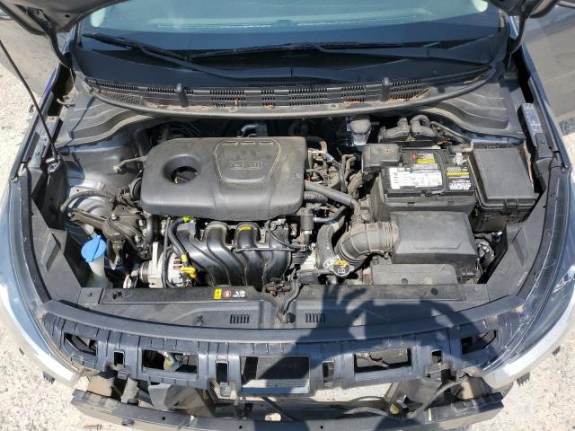 3KPA24AB0KE216432 - 2019 KIA RIO S GRAY photo 11