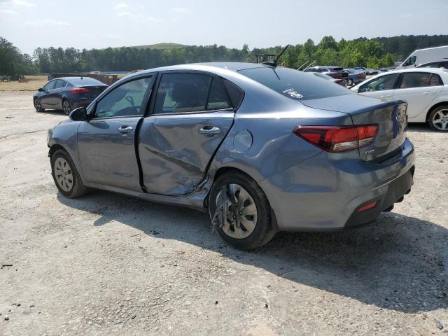 3KPA24AB0KE216432 - 2019 KIA RIO S GRAY photo 2