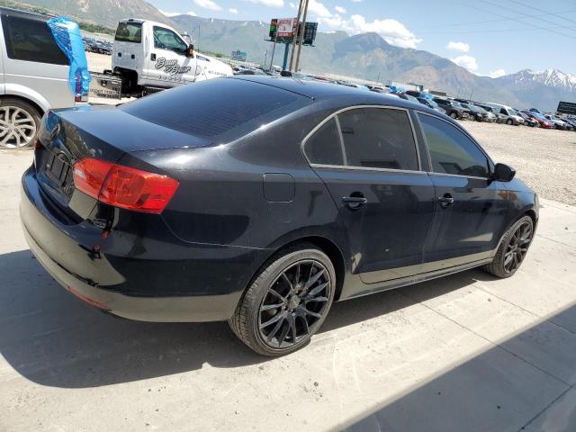 3VW2K7AJ4DM285904 - 2013 VOLKSWAGEN JETTA BASE Schwarz Foto 3