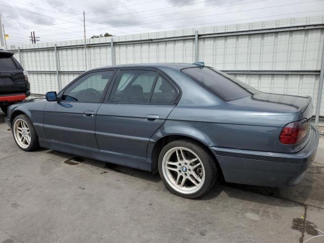 WBAGG83481DN85960 - 2001 BMW 740 I AUTOMATIC GRAY photo 2
