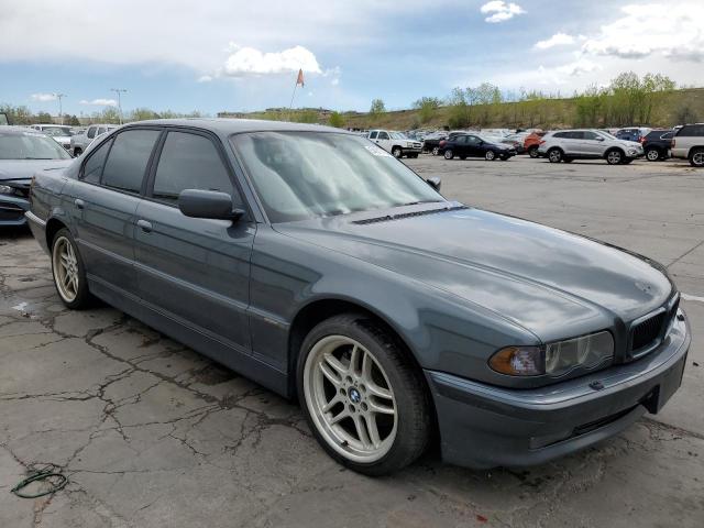 WBAGG83481DN85960 - 2001 BMW 740 I AUTOMATIC GRAY photo 4
