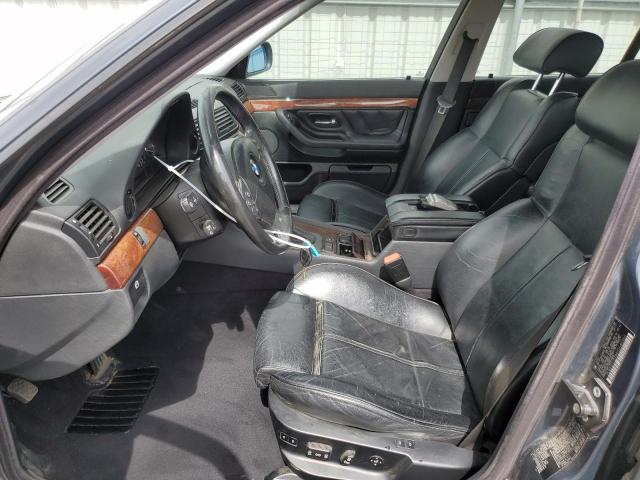 WBAGG83481DN85960 - 2001 BMW 740 I AUTOMATIC GRAY photo 7