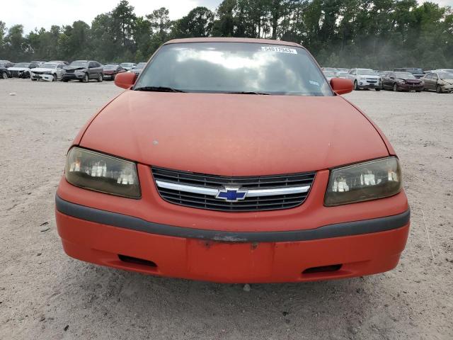 2G1WF52E239272504 - 2003 CHEVROLET IMPALA RED photo 5