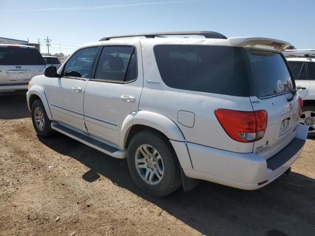 5TDBT48A25S247125 - 2005 TOYOTA SEQUOIA LIMITED WHITE photo 2