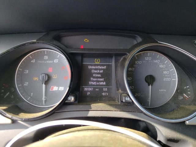 WAUVGAFH3CN007744 - 2012 AUDI S5 PRESTIGE 黑色 照片 9