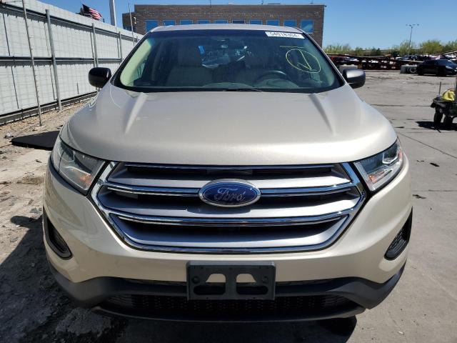 2FMPK4G90HBC64412 - 2017 FORD EDGE SE TAN photo 5