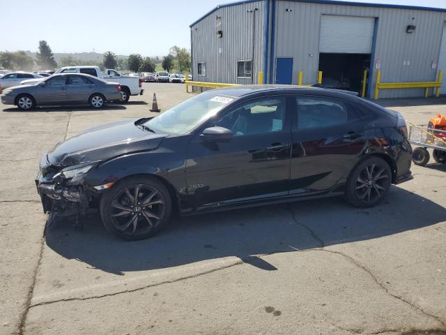 SHHFK7H93JU411233 - 2018 HONDA CIVIC SPORT TOURING BLACK photo 1