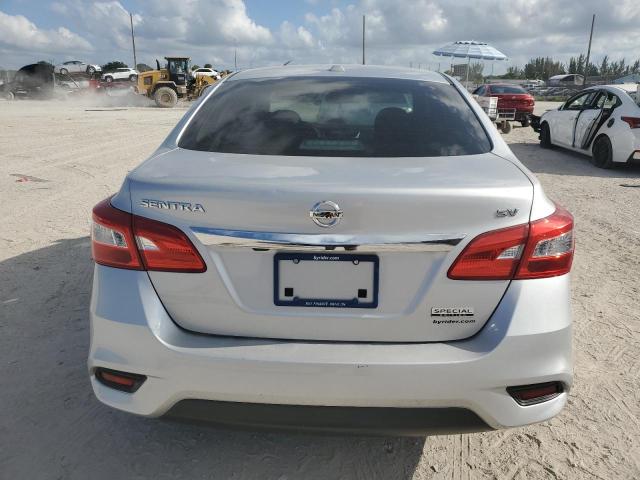 3N1AB7AP3KY450000 - 2019 NISSAN SENTRA S SILVER photo 6