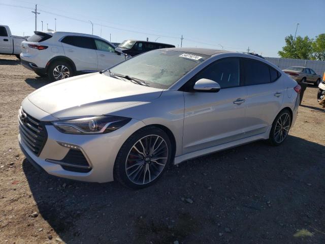 KMHD04LB4JU636707 - 2018 HYUNDAI ELANTRA SPORT SILVER photo 1