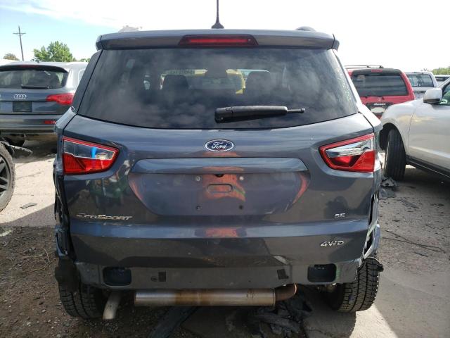 MAJ6P1UL9JC213504 - 2018 FORD ECOSPORT SE GRAY photo 6