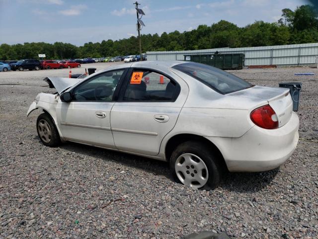 1B3ES26C92D574087 - 2002 DODGE NEON 4D WHITE photo 2