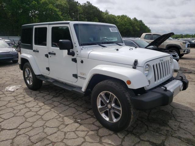 1C4BJWEG3FL756427 - 2015 JEEP WRANGLER U SAHARA WHITE photo 4