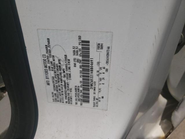 2FMZA52214BB04691 - 2004 FORD FREESTAR SEL WHITE photo 12