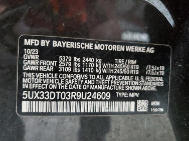 5UX33DT03R9U24609 - 2024 BMW X4 XDRIVE30I GRAY photo 14