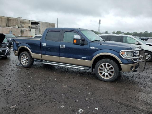 1FTFW1ET4DKE43313 - 2013 FORD F150 SUPERCREW BLUE photo 4