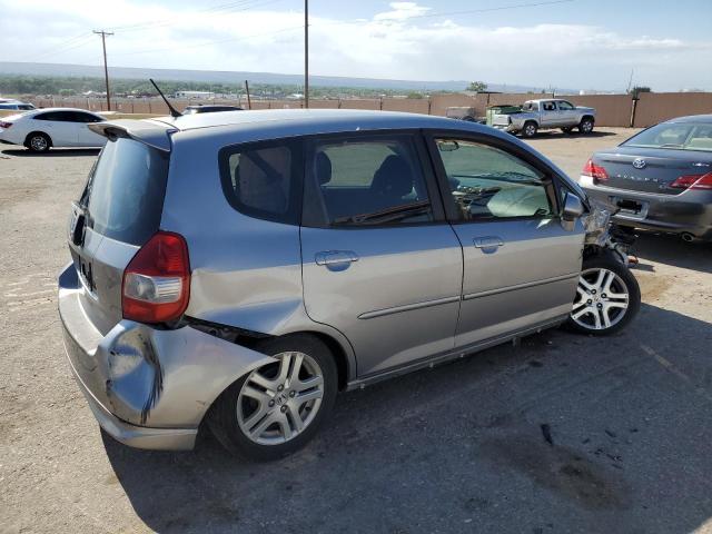 JHMGD38697S034819 - 2007 HONDA FIT S SILVER photo 3