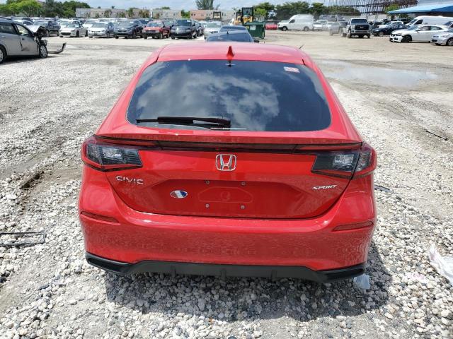19XFL2H88NE021930 - 2022 HONDA CIVIC SPORT 红色 照片 6
