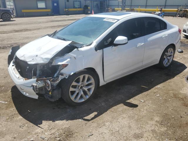 2HGFB2F96CH518136 - 2012 HONDA CIVIC EXL WHITE photo 1