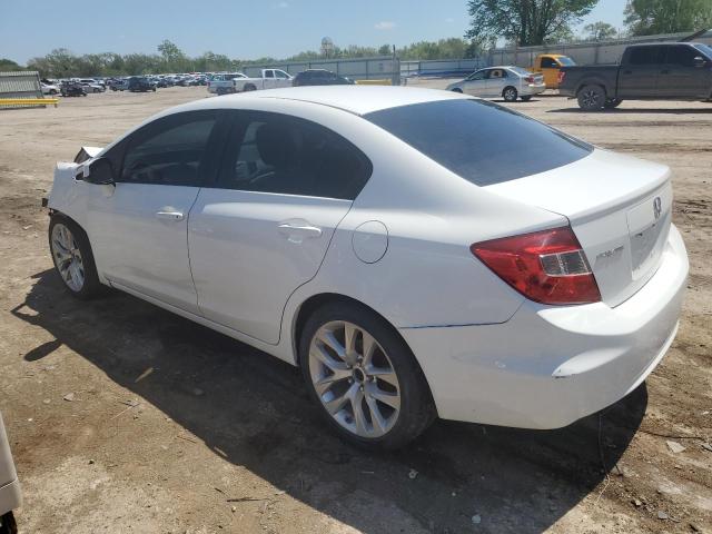 2HGFB2F96CH518136 - 2012 HONDA CIVIC EXL WHITE photo 2