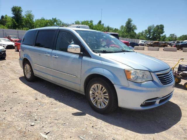 2C4RC1GG9DR714826 - 2013 CHRYSLER TOWN & COU LIMITED BLUE photo 4