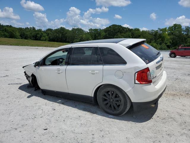 2FMDK3K95DBA12959 - 2013 FORD EDGE LIMITED WHITE photo 2