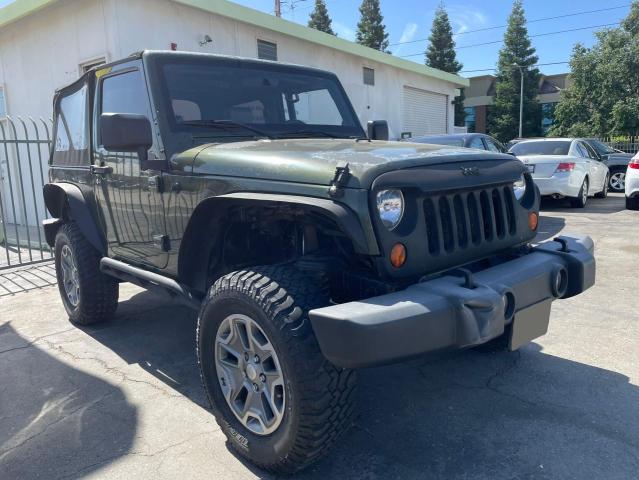 1J4FA54177L185478 - 2007 JEEP WRANGLER SAHARA GREEN photo 1