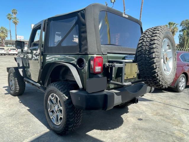 1J4FA54177L185478 - 2007 JEEP WRANGLER SAHARA GREEN photo 3