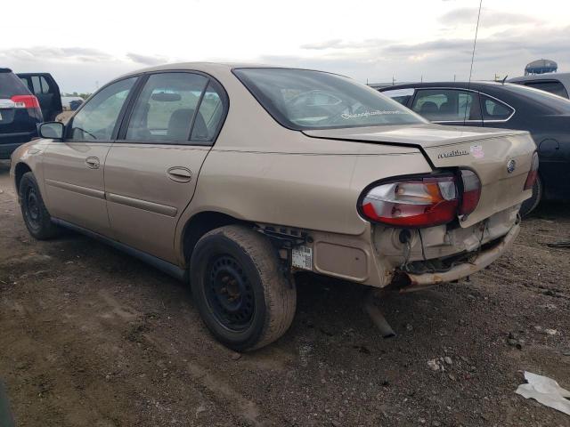 1G1ND52JX2M561520 - 2002 CHEVROLET MALIBU 4D TAN photo 2