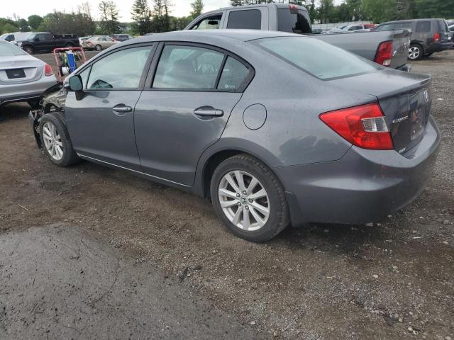 2HGFB2F9XCH316612 - 2012 HONDA CIVIC EXL Boz foto 2