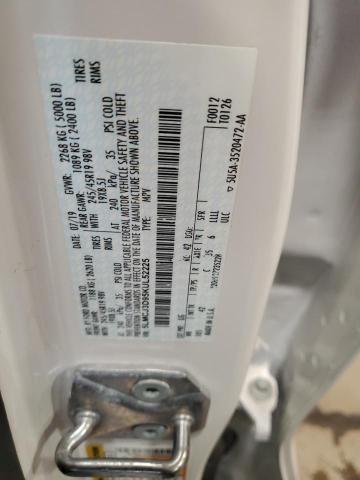 5LMCJ3D95KUL52225 - 2019 LINCOLN MKC RESERVE თეთრი ფოტო 14