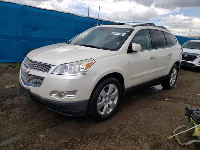 1GNKRLED6BJ312629 - 2011 CHEVROLET TRAVERSE LTZ WHITE photo 1