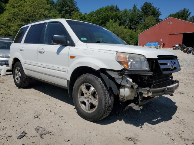 5FNYF28597B040764 - 2007 HONDA PILOT EXL WHITE photo 4